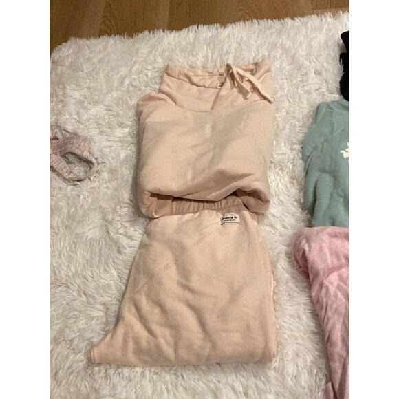 HUGE Roots Canada Hoodie Sweatshirt Sweatpants LOT XS XXS Pink Black - Picture 8 of 9